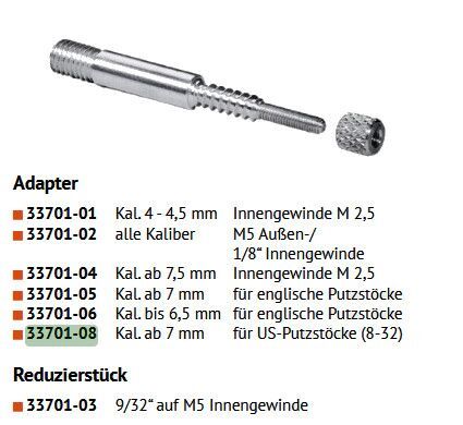 VFG Adapter M2,5 Innengewinde