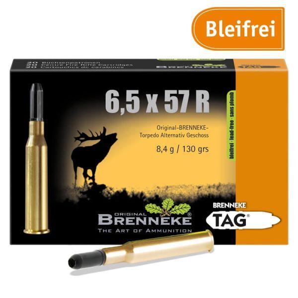 Brenneke 6,5x57R TAG 130grs