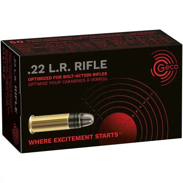 Geco .22 L.R. Rifle KK Munition