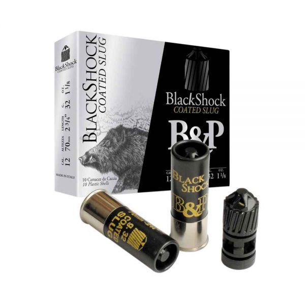 Baschieri & Pellagri Black Shock Slug 12/70, 32g, 10 Schuss