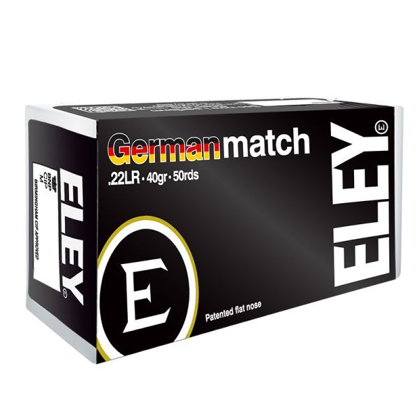Eley .22lr German Match 40grs. KK-Munition 50 Schuss