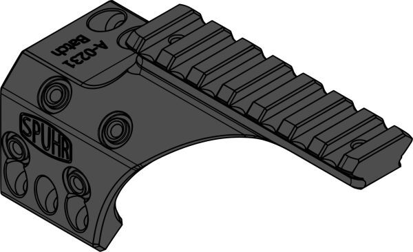 Spuhr ISMS Ø34 Ringoberschale vorne mit LRF - Interface