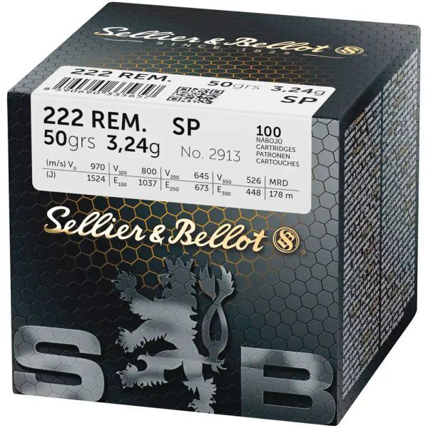 Sellier & Bellot .222 Rem. SP_Munition