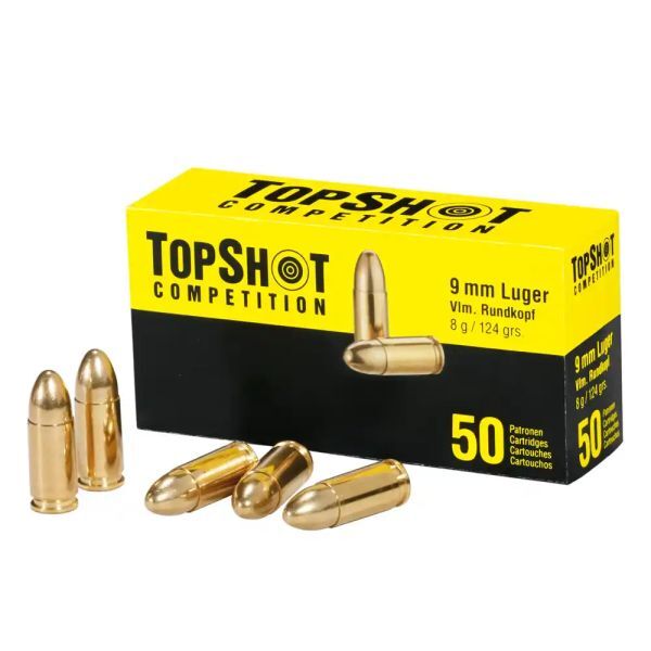 TOPSHOT 9mm Luger Vollmantel