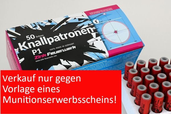 Zink Feuerwerk 15mm Knallpatronen