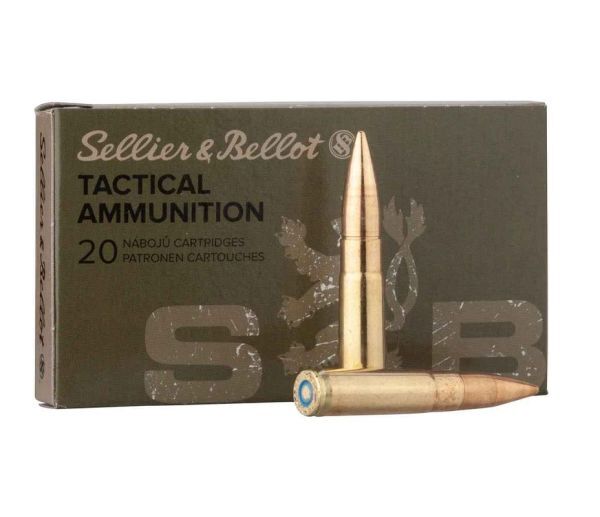 Sellier & Bellot .300 AAC Blackout Subsonic FMJ 200 grs, 20 Schuss