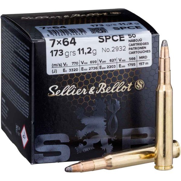 Sellier & Bellot 7x64 SPCE 173 gr, 50 Schuss