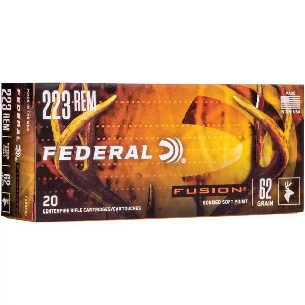 Federal .223 Rem.Fusion 62grs, 20 Schuss-1