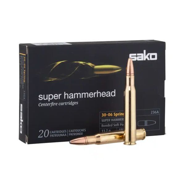 Sako .30-06 Spr. Super Hammerhead 180grs, 20 Schuss