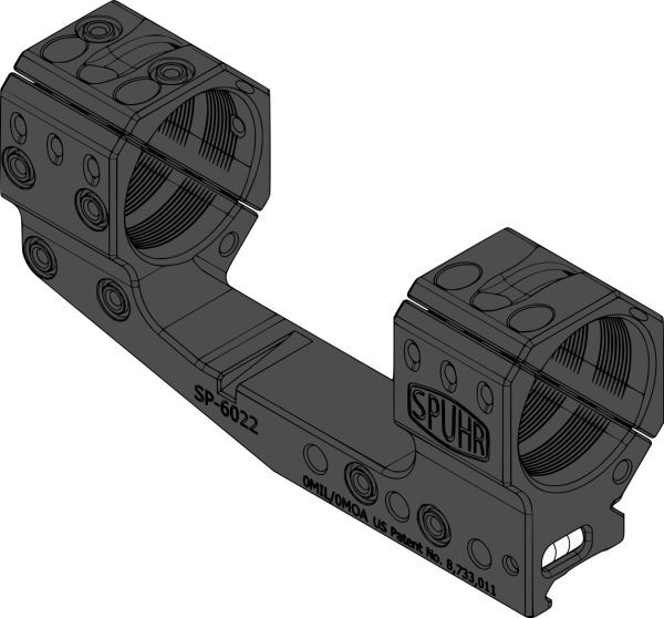 Spuhr Ø36 H38mm Cantilever / versetzte Blockmontage Gen3