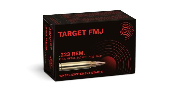 Geco .223 Rem. Target FMJ 63grs. 50 Schuss