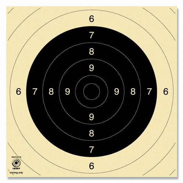Krüger 3130 N Spiegel für Pistole 25/50m & Gewehr 100m fortlaufend nummeriert