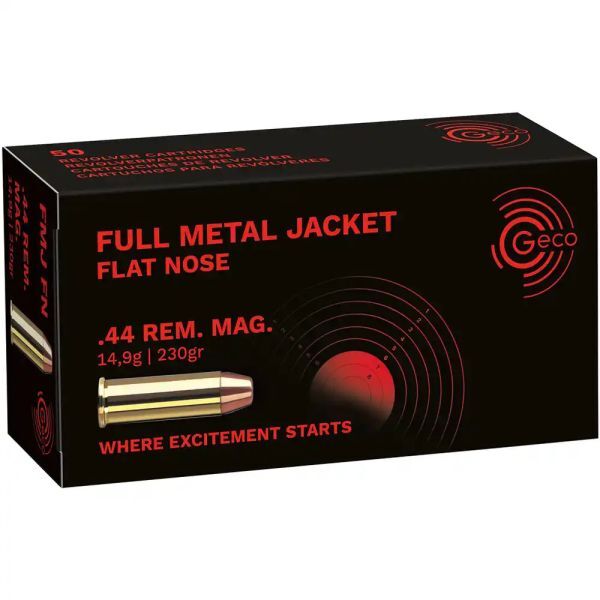 GECO .44 Rem.Mag. Vollmantel Flachkopf