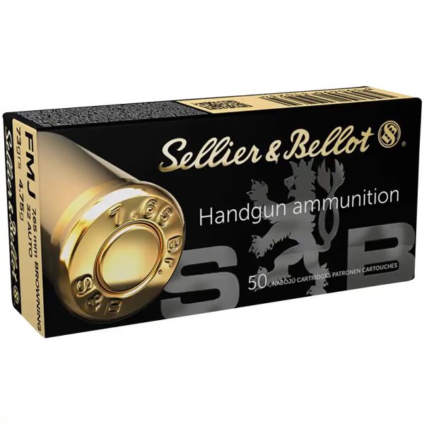 Sellier & Bellot 7,65 Browning FMJ 73 grs, 50 Schuss