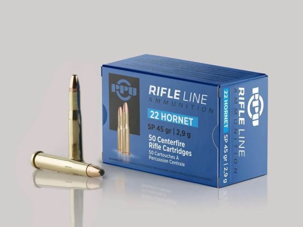 PPU .22 Hornet SP 45grs 50 Schuss