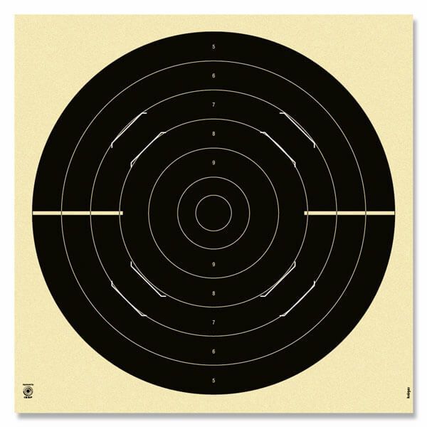 Krüger 3200 S Schnellfeuer /Duell Scheibe 25 m, 125 Stück