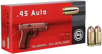 Geco .45 Auto Vollmantel-Rundkopf 230gr