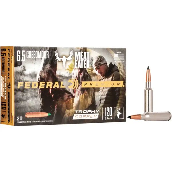 Federal 6,5 Creedmoor Trophy Copper 120grs. 20 Schuss