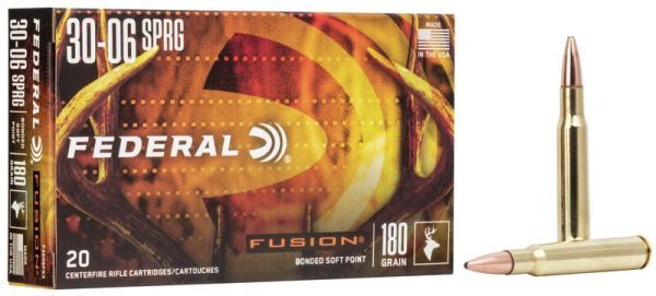 Federal 30-06 Spr. Fusion 180grs, 20 Schuss