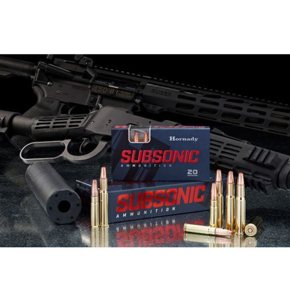 Hornady .45-70 Gov SUB-X 410grs Munition Vepackung