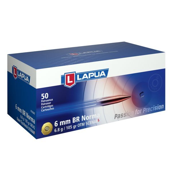 Lapua 6 mm B.R. Norma 105grs