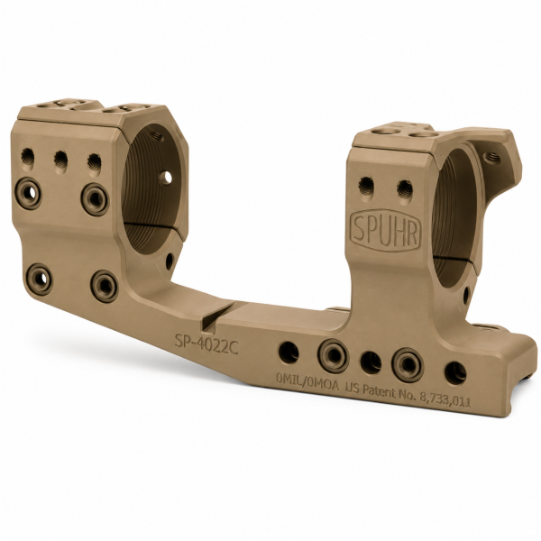 Spuhr Ø34 H38mm FDE Cantilever Blockmontage