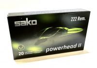 Sako .222 Rem. Powerhead II Barnes TTSX 50grs. 20 Schuss