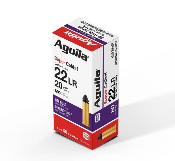 Aguila .22lr Super Colibri 20grs
