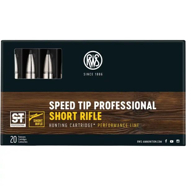 RWS .308 Win. Speed Tip Pro Short Rifle 165grs. 20 Schuss
