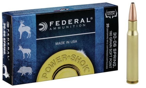 Federal .30-06 Springfield Power Shok SP, 20 Schuss