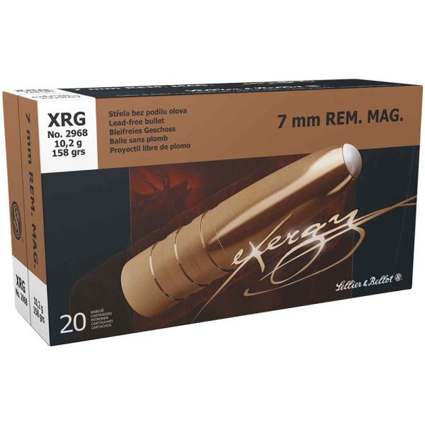 Sellier & Bellot 7mm Rem. Mag. eXergy 158 grs, 20 Schuss