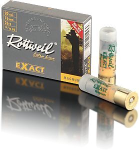 RWS Rottweil Exact Magnum 20/76 26g, 5 Schuss