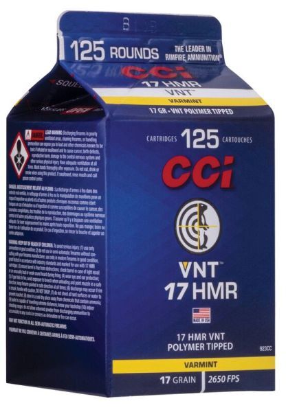 CCI .17HMR VNT 17grs, 125 Schuss