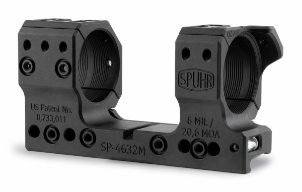 Spuhr Ø34 H34mm 20,6MOA Blockmontage S&B 5-25x56 Ultrashort
