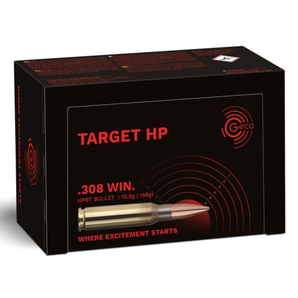 Geco .308 Win. Target HP 168grs. 50 Schuss
