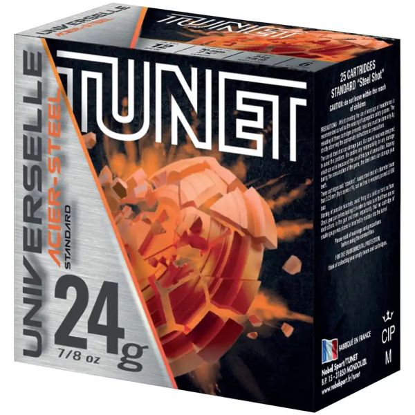 Tunet 12/70 Universelle Steel 24g, 2,5mm Munition, 25 Schuss