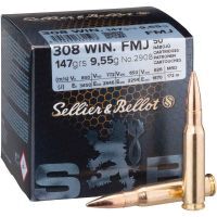 Sellier & Bellot .308 Win. FMJ 147 grs, 50 Schuss