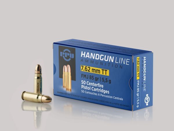 PPU 7,62 TT Tokarev FMJ 85grs. 50 Schuss