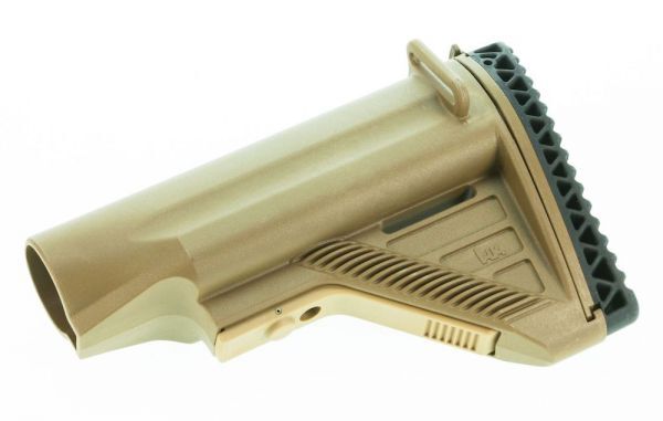 Heckler & Koch HK417 / MR308 Schulterstütze konkav mit kurzem Verstellhebel, RAL8000