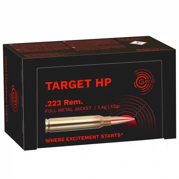Geco .223 Rem. Target HP 52grs. 50 Schuss