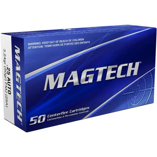 Magtech .25Auto FMJ 50grs. 50 Schuss-1