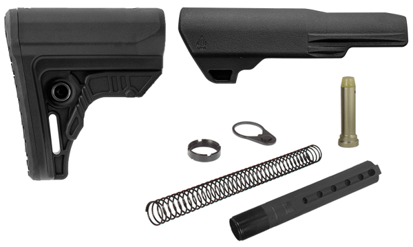 UTG PRO AR15 Schulterstütze S4 Schwarz – Mil-Spec, 4-fach verstellbar
