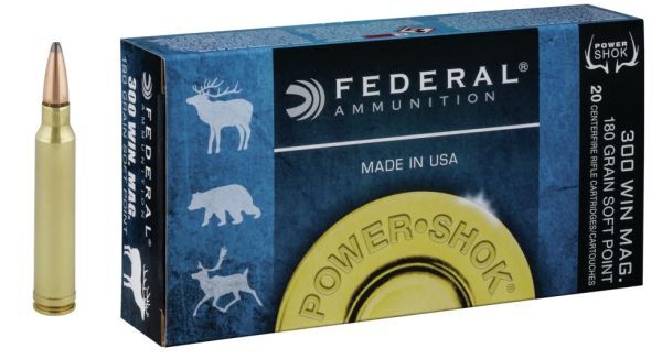 Federal .300 Win Mag 180 gr Speer Hot-Cor Soft Point