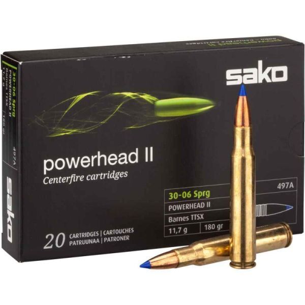 Sako .30-06 Spr. Powerhead II Barnes TTSX 180grs. 20 Schuss