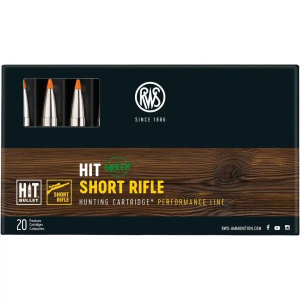 RWS 8x57 IS Short Rifle HIT 160grs. 20 Schuss