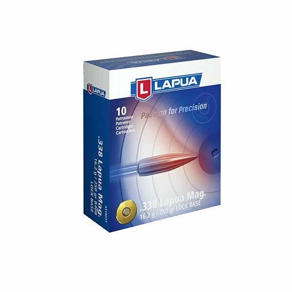 Lapua .338 Lapua Mag. Lock Base 250 gr, 10 Schuss